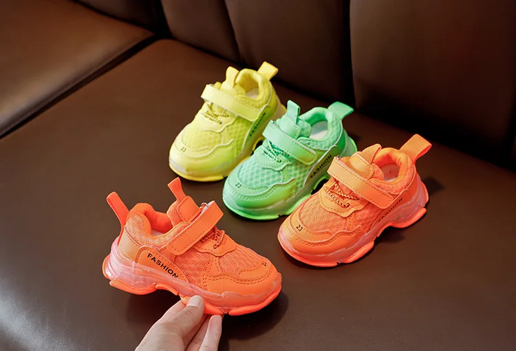 Spring Autumn Boys Shoes Casual Sports Kids Sneaker Moccasins Solid Anti-slip Children Shoes for Boys