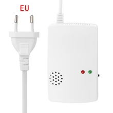 Détecteur de fuite de gaz, gaz naturel, Propane, Butane, carburant, capteur d'alarme de sécurité, prise ue