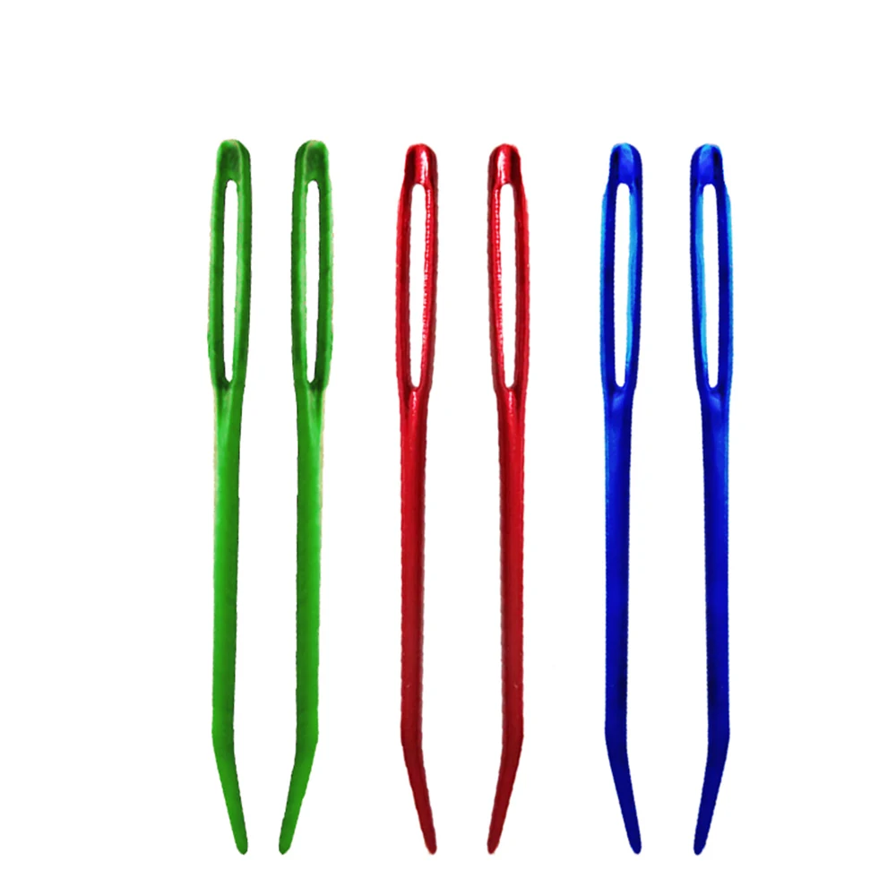 2 шт большой глаз с изогнутым кончиком иглы швейная игла Пряжа Вязание гобелен