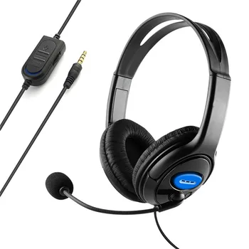 

Headphone Silicone Hook Headset 3.5mm Jack Games Earphone Dual HD Drivers Strong Bass Headphone With Noise Canceling For PC