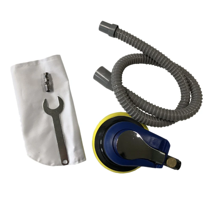 

New 5Inch Polisher Set Round Sander Vacuum Cleaner Pneumatic Polishing Machine Sanding Machine Waxing Machine