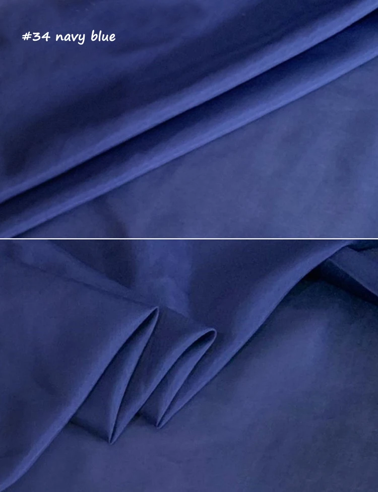 Luxurious Pure White Silk-Cotton Fabric for Dress Linings - Lightweight & Soft