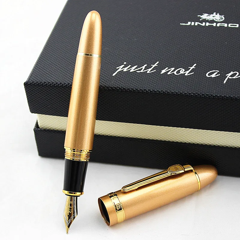 JinHao 159 Роскошная авторучка Уникальный большой размер, средний NIB 0,5/1,0 мм письменная ручка деловые офисные принадлежности для дома чернильная ручка
