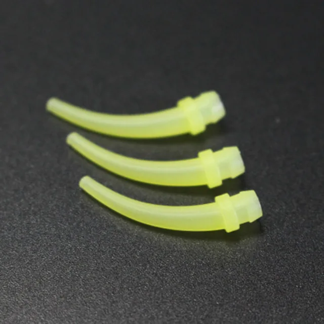 match yellow 50pcs Стоматологический смешивающий диспенсер пистолет Универсальный диспенсер пистолет 1:1/1:2 кремниевый резиновый диспенсер пистолет 10:1 50 мл стоматологические инструменты - Цвет: match yellow 50pcs