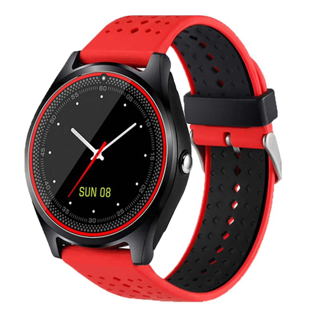 V9 Смарт-часы мужские 2G SIM часы для телефонных звонков IP67 водонепроницаемые умные часы Bluetooth Смарт-часы спортивные часы для мужчин и женщин умные часы