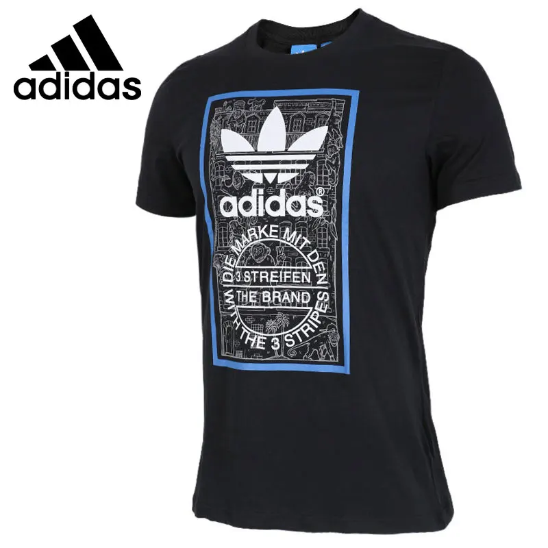 semestre Peatonal Audaz Adidas-camisetas originales para hombre, ropa deportiva de manga corta, con  PANEL lengua TE, novedad - AliExpress Deportes y entretenimiento