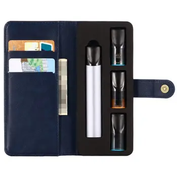 

Protective Covers For RELX Electronic Cigarettes Denim 4 Colors Button Leather Protective Cases Electronic Cigarette Accessories