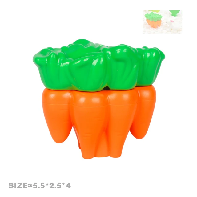 Plant Series Big Building Blocks Flower Grass Tree Fruit Adornment Accessories Compatible Scenes Assemble Toys For Kids Bricks 2