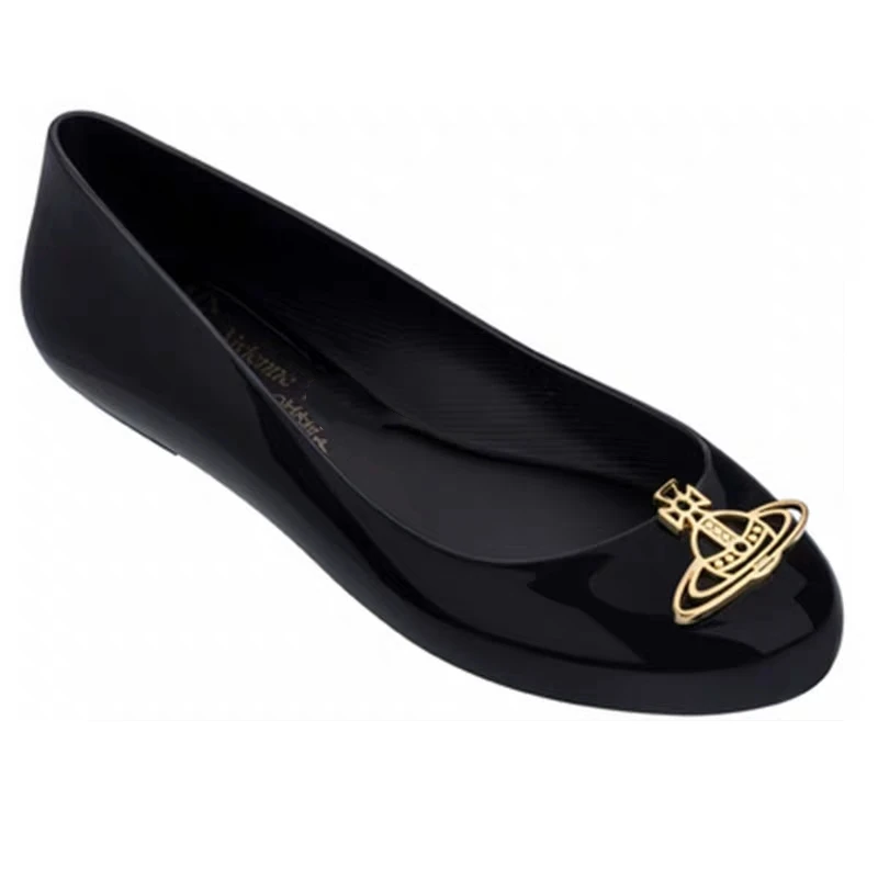 Melissa/обувь; Новинка года; женские сандалии на плоской подошве; Брендовая обувь melissa для женщин; прозрачные сандалии; женская прозрачная обувь - Цвет: black