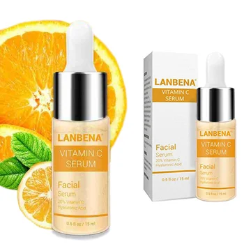 

New Vitamin C Face Serum Liquid Removal Acne Scars Lightening Skin Hyaluronic Acid Anti-wrinkle VC Face Serum Fade Dark Spot