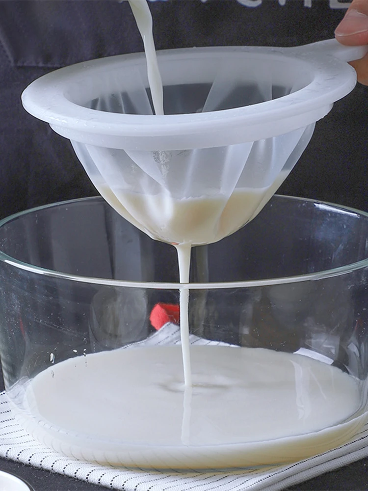 Soy Milk Filter Mesh, Sieve Spoon, Ultrafine Juice, Oil Dust, Filter