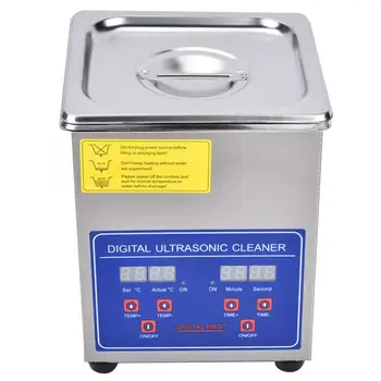 

2L Digital Ultrasonic Cleaner Jewelry Glasses Cleaner Adjustable Heating Timing Cleaning Machine Ultrasonic Cleaning UK 220V