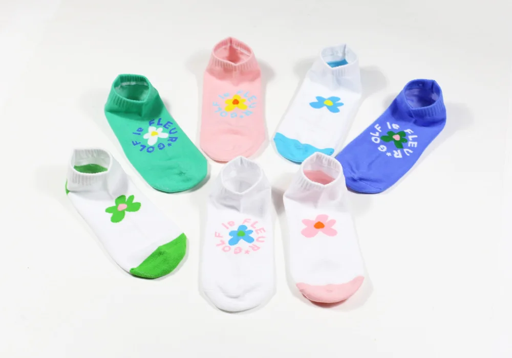 Новые стильные тонкие южнокорейские модные носки на весну и лето, детские носки в стиле INS, маленькие носки для родителей и детей