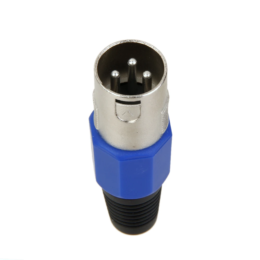XLR 3 Pin Male MIC Jack Plug Audio Microphone Cable Connector