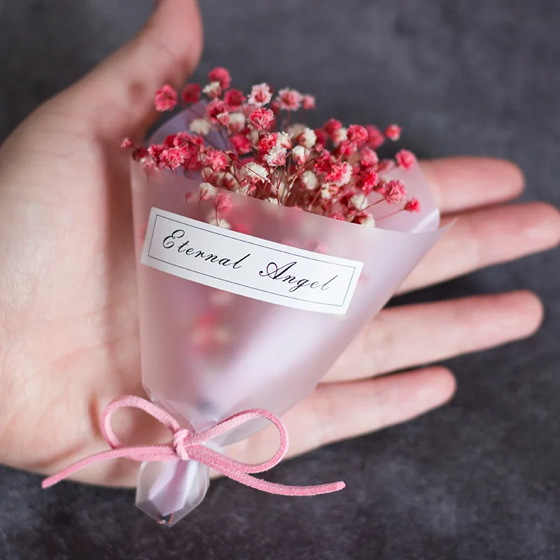 1 букет мини сухоцветов Свадебные украшения дома подарочная упаковка полная звезда