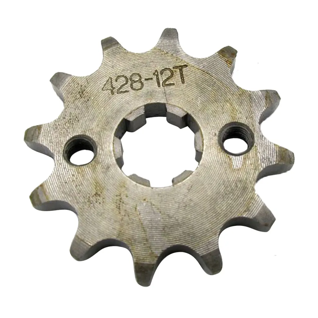 12 Teeth 428 Front Pinion Sprocket Chain Cog Motorcycles Drive & Gears Accessories 17mm ATV Quad Dirt Bike Go Kart Buggy