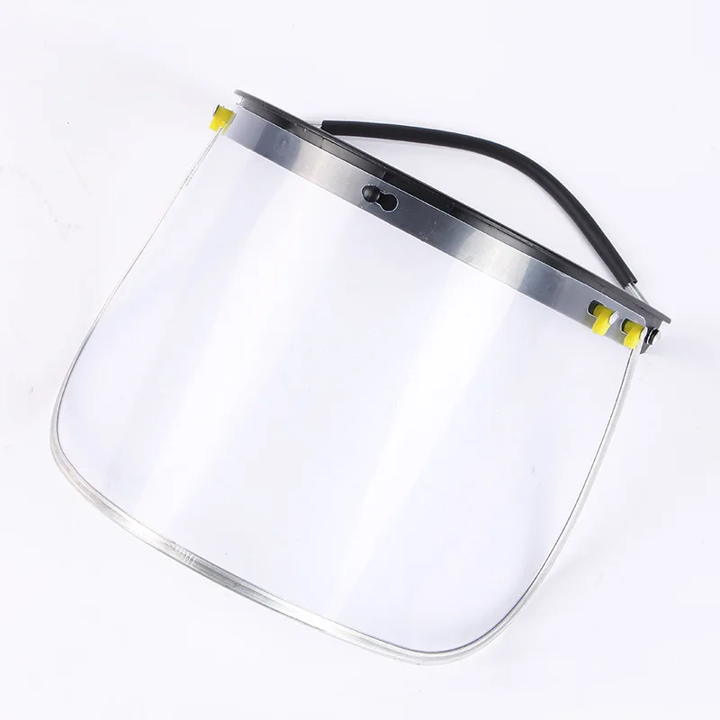 

Manufacturers Direct Selling Protective Mask Transparent PVC Safety Helmet Supporting Anti-Splash Aluminum Alloy Frame Oil Resis