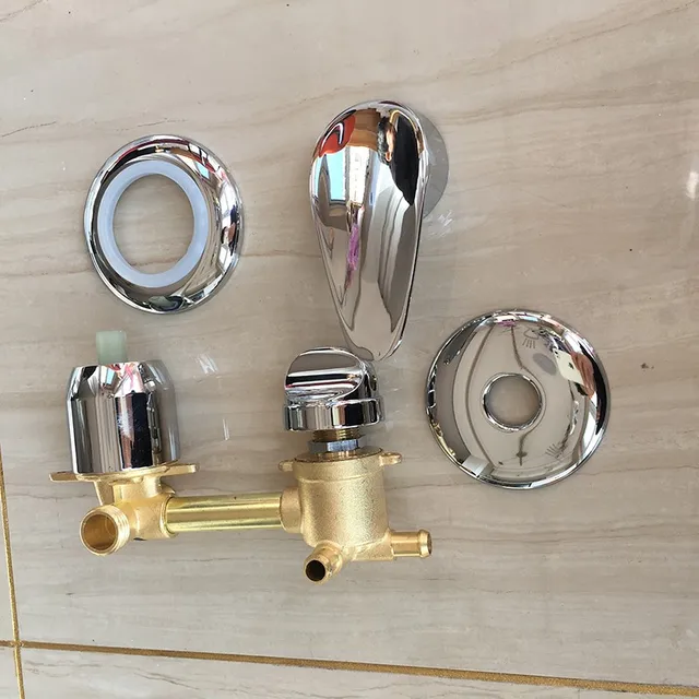 Miscelatore Doccia Ottone Cromato 2/3/4/5 Vie - Valvola Ceramica Per Cabina Doccia - Foto 7