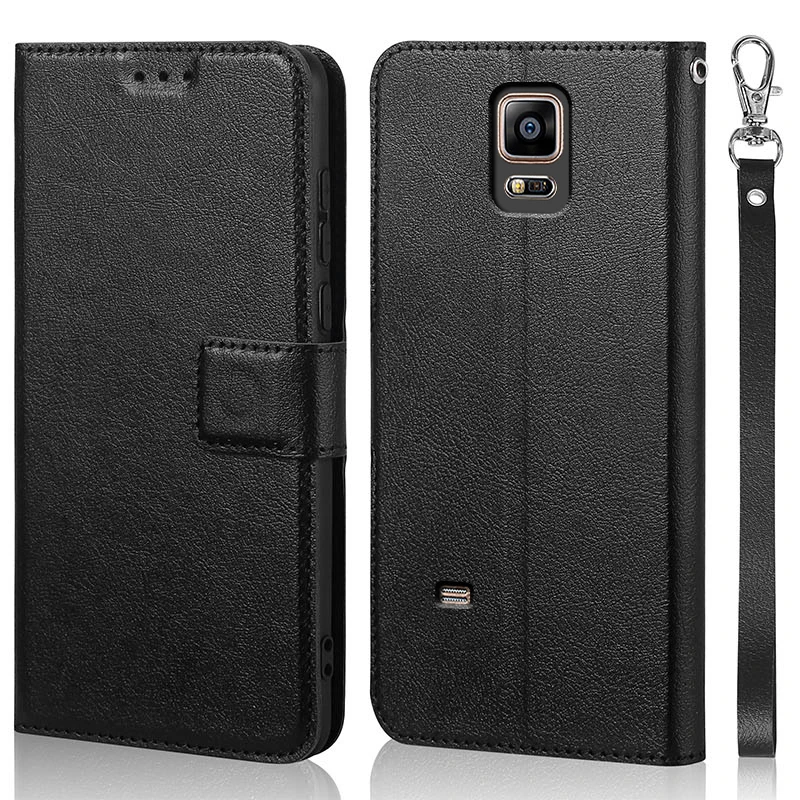 Роскошный чехол-книжка для Samsung Galaxy Note 4 N9100 оригинальный кожаный телефона