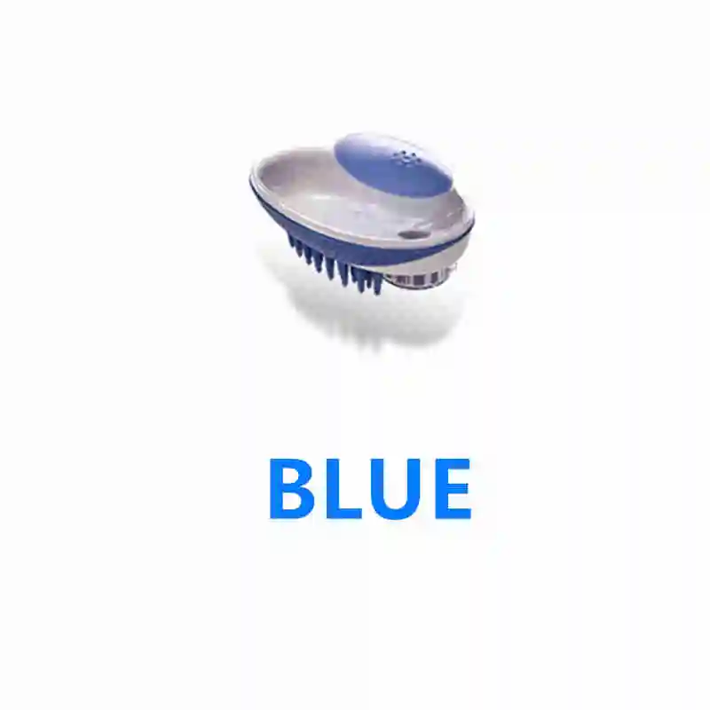 Blue Массажная щетка для собак, расческа для ухода за волосами, щетка для ванны, массажный инструмент для собак, ванна для домашних животных, душ, чистящие щетки, товары для домашних животных - Цвет: Blue