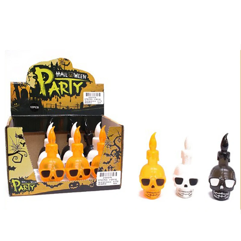 Candle Velas Birthday LED Candles Decorative Halloween Pumpkin Light Flickering Flameless Party Home