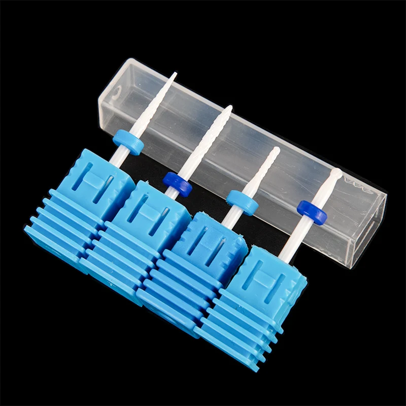 Nail Drill Bits Ceramic Nail Drill Bit For Electric Manicure Drills Machine Milling Cutter Nail Files er Art Equipment Accessory