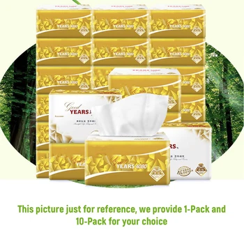

8 packs 4 Layer Toilet Tissue Facial Tissue Pure White Home Bath Toilet Roll Paper Soft Toilet Paper Skin-friendly Paper Towel