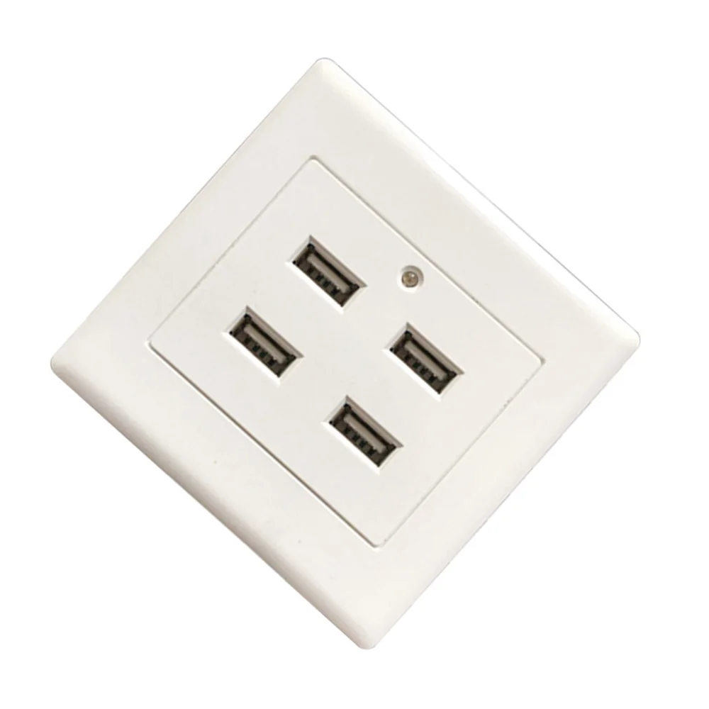 Новинка 2019 полезное настенное зарядное устройство с 4 USB портами Женская розетка