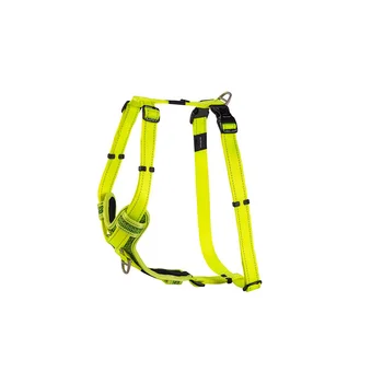 

Rogz harness for a dog with an insert and a two-point. Counter., neon yellow