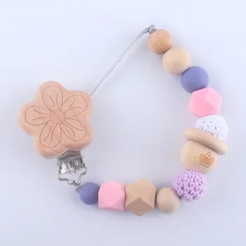 

Baby Silicone Nipple Clip Chain Baby Bottle Clip Chain Cartoon Animal Teething Chain Baby Teether Pacifier