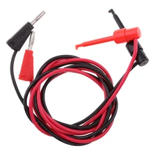 Мультиметр 4 мм разъем типа "банан" для тестирования крюка зажим зонда кабель пара 500 В 5A длина 1 м