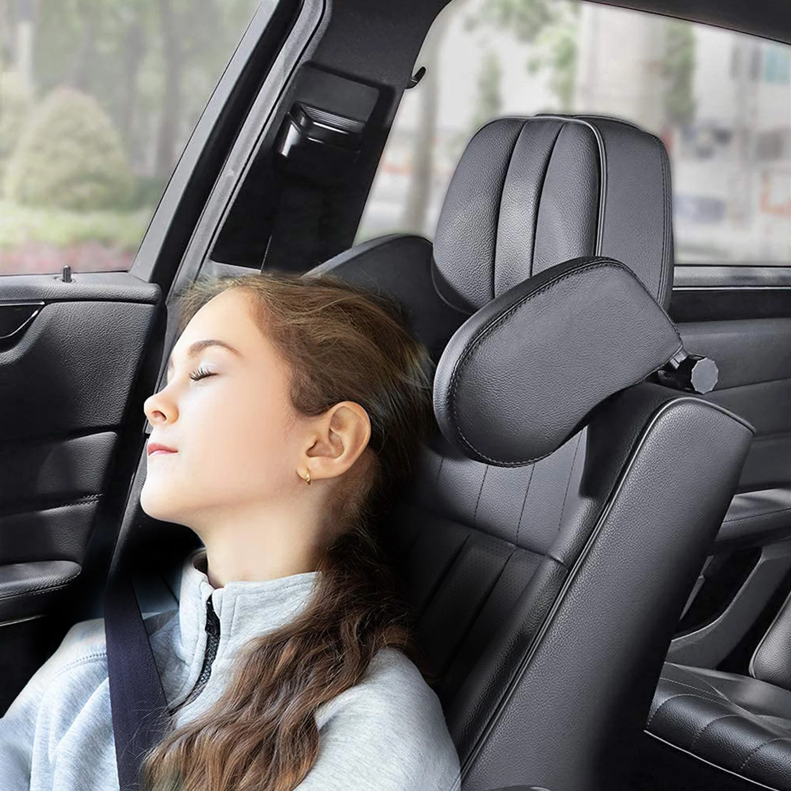 Auto Sitz Kopfstütze Kissen Reise Rest schlaf kopfstütze Unterstützung  Lösung auto zubehör innen u förmige kissen auto Für Kinder - AliExpress