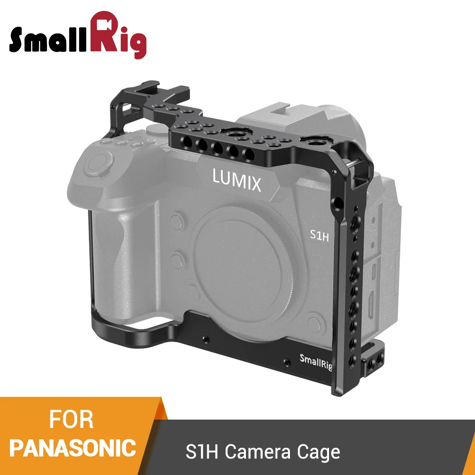 

SmallRig S1H Camera Cage for Panasonic S1H Dslr Cage With Cold Shoe and Nato Rail Tripod Shooting Cage Accessory -2488