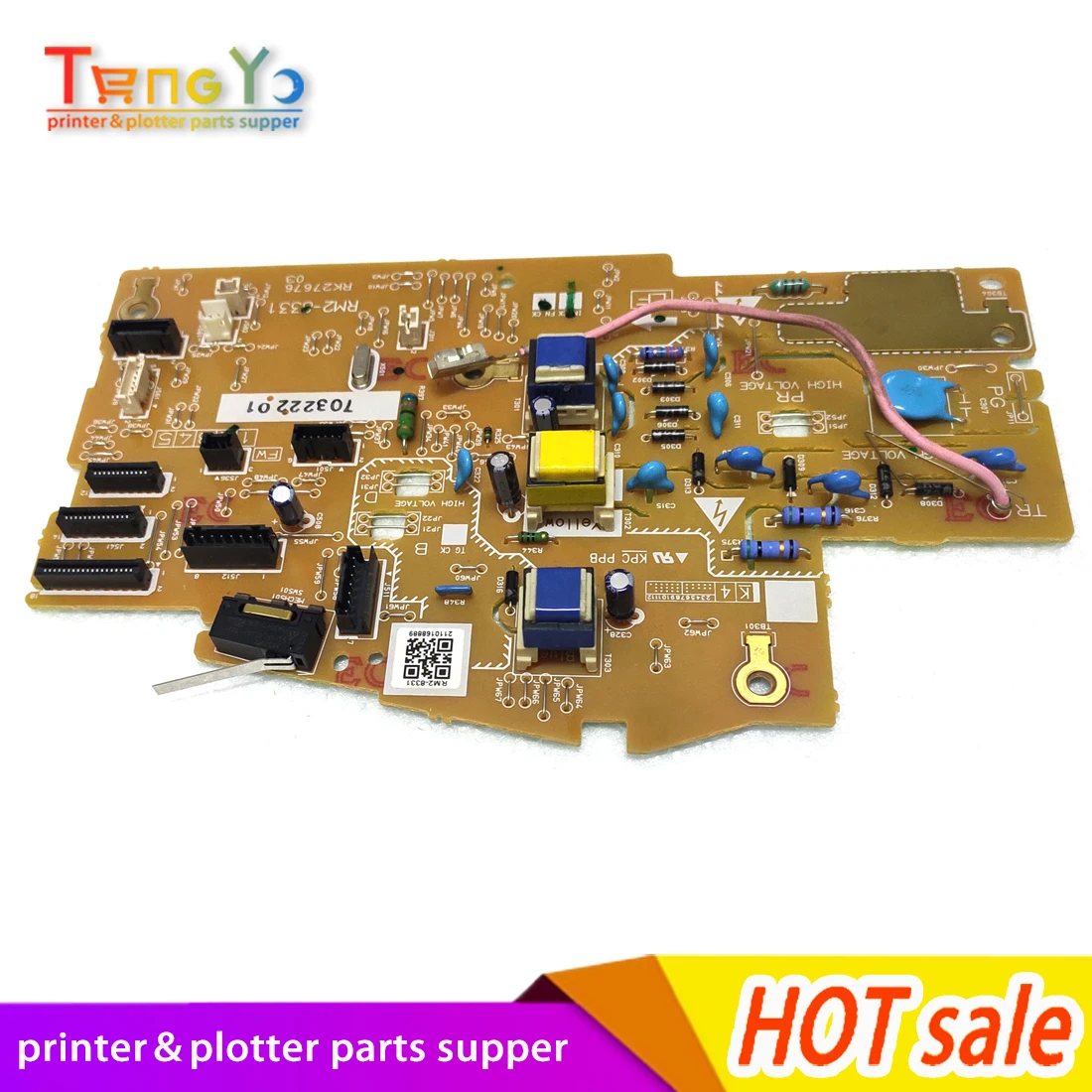 Original Rm28331 Rk27676 Rk2-7675 para hp M203dw M203dn M227 M203 M227 203 227 Peças de Impressora Placa de Alimentação da Placa de Alta Tensão - Imagem 3