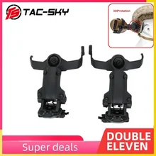 Casque de chasse tactique TAC SKY, réduction du bruit, micro, casque de tir COMTAC II, casque Ops Core ARC Rail AdapterBK