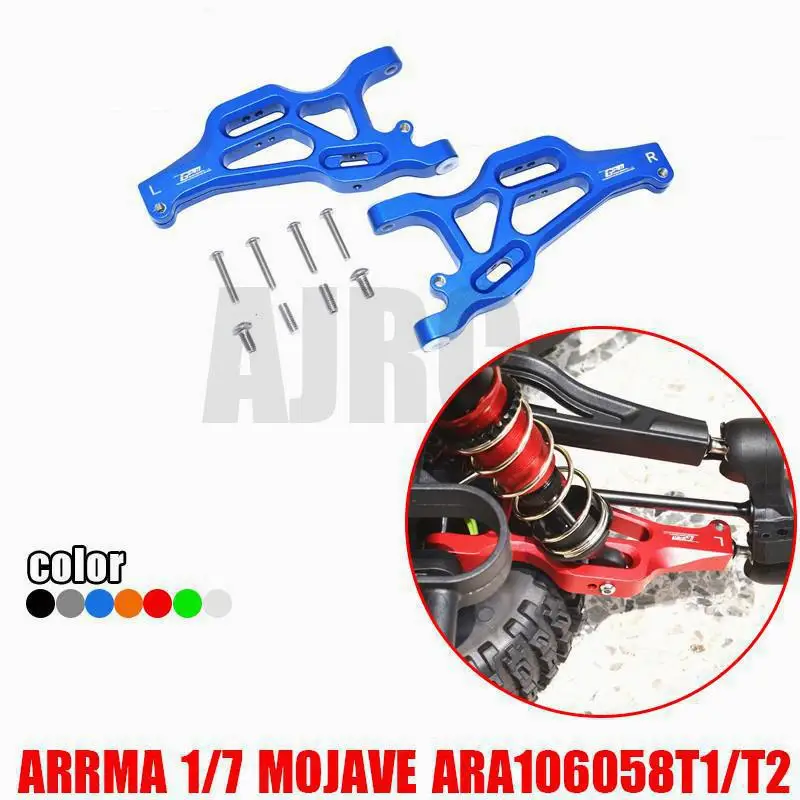 

ARRMA-1/7 4WD MOJAVE 6S-ARA106058T1/T2 aluminum alloy front lower swing arm-A arm ARA330606