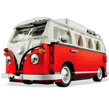 

Technic machinery series Volkswagen T1 camper car RV 99017 assembled building block toys for children compatible with 21001