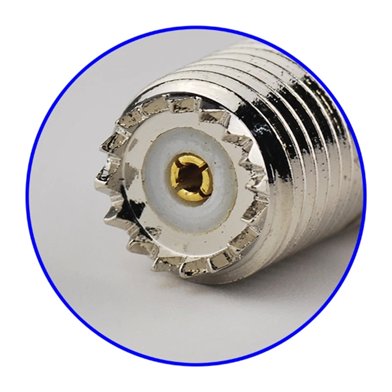 Superbat 10pcs Mini-UHF Crimp Female RF Coaxial Connector for Cable RG316,RG174,LMR100,RG178 Communication Electronics