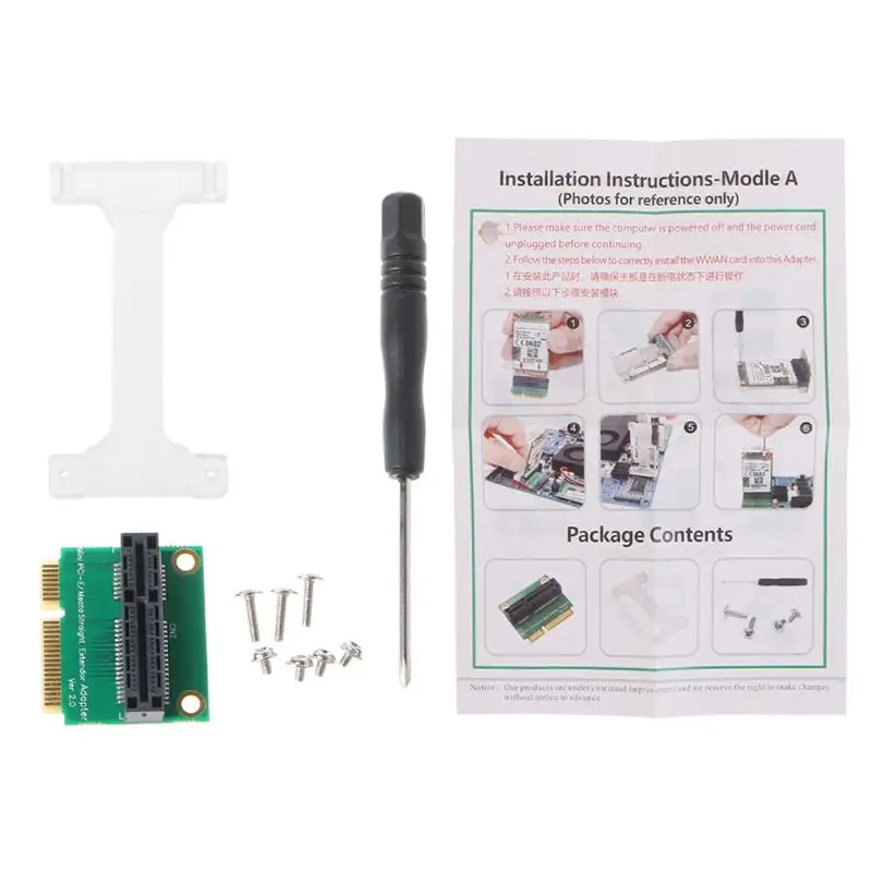 Мини PCI-E/адаптер mSATA вертикальная установка конвертер для 3g/4G WWAN LTE gps