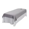 1Pcs Plain Beauty Salon Bedding Sheets SPA Massage Anti-shrink Soft Touching Skin-friendly Bedding Table Cover With/no Hole 4
