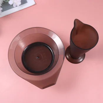 

Hair Dyeing Tools Hair Dyeing Bowl Measuring Cup Brushes Storage Pouch Professional Hair Coloring Kits (Assorted Color)