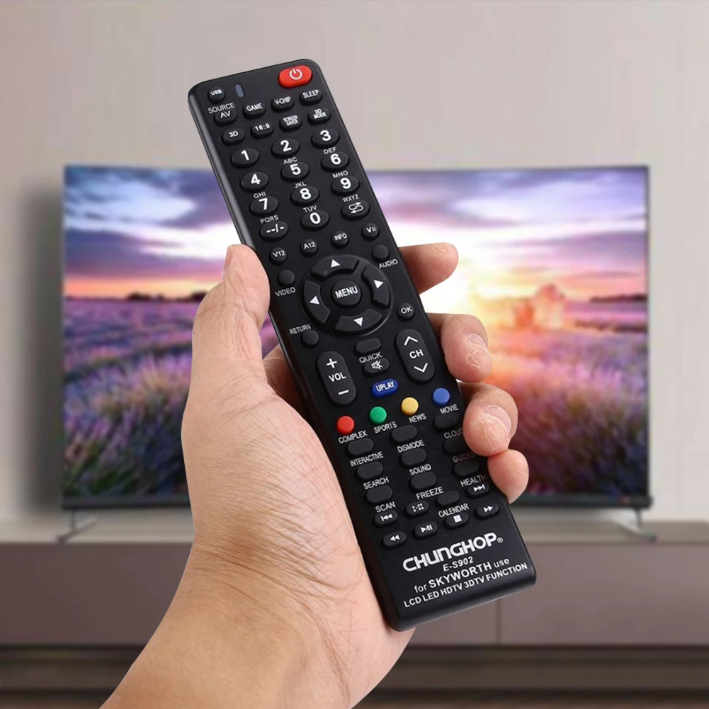

New E-S902 ABS TV Remote Control Universal For SKYWORTH LED LCD TV HDTV 3DTV Smart TV YK-58TA HS-54T YK-58PB YK-69JB YK-18PE