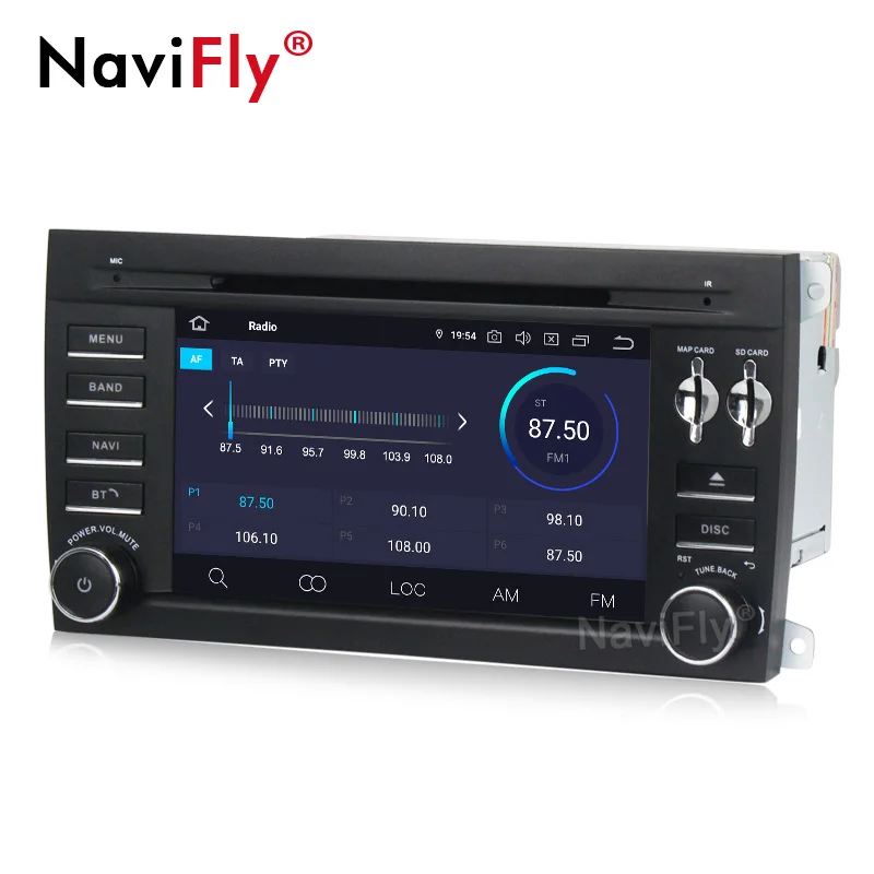 Best NaviFly IPS DSP Android 9.0 Car Multimedia Player for Porsche Cayenne 2003-2010 Autoradio 1024*600 HD GPS Navigation Stereo FM 5