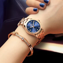 CARNIVAL New Casual Elegant Temperament Calendar Ladies Luminous Waterproof Stainless Steel Strap Automatic Mechanical Watches
