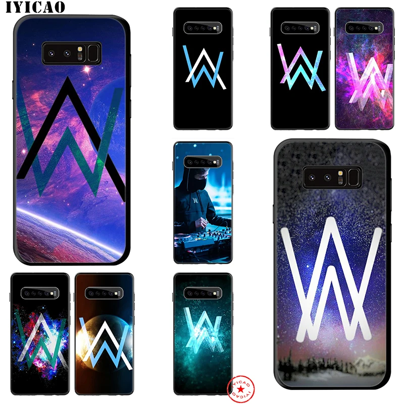 IYICAO Alan Walker DJ Soft Case for Samsung Galaxy S10e S10 S9 S8 Note 8 9 10 Plus S6 S7 Edge TPU |