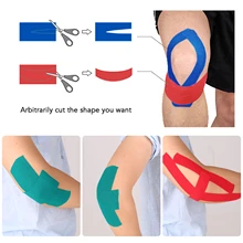 5 м Спортивная Повязка для мышц Спортивная мышечная лента дышащая плечевая Лодыжка запястье ноги локоть восстановление терапия оборудование