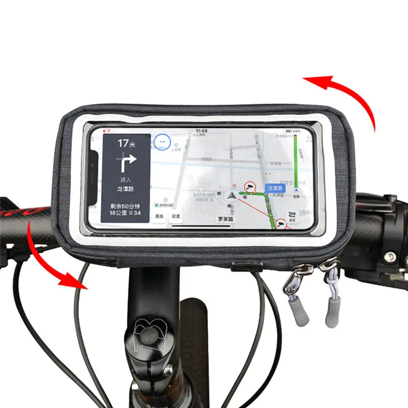 Водонепроницаемый велосипед moto rcycle держатель для сотового телефона универсальная спортивная Мобильная Сумка GPS Поддержка moto велосипедный противоударный чехол
