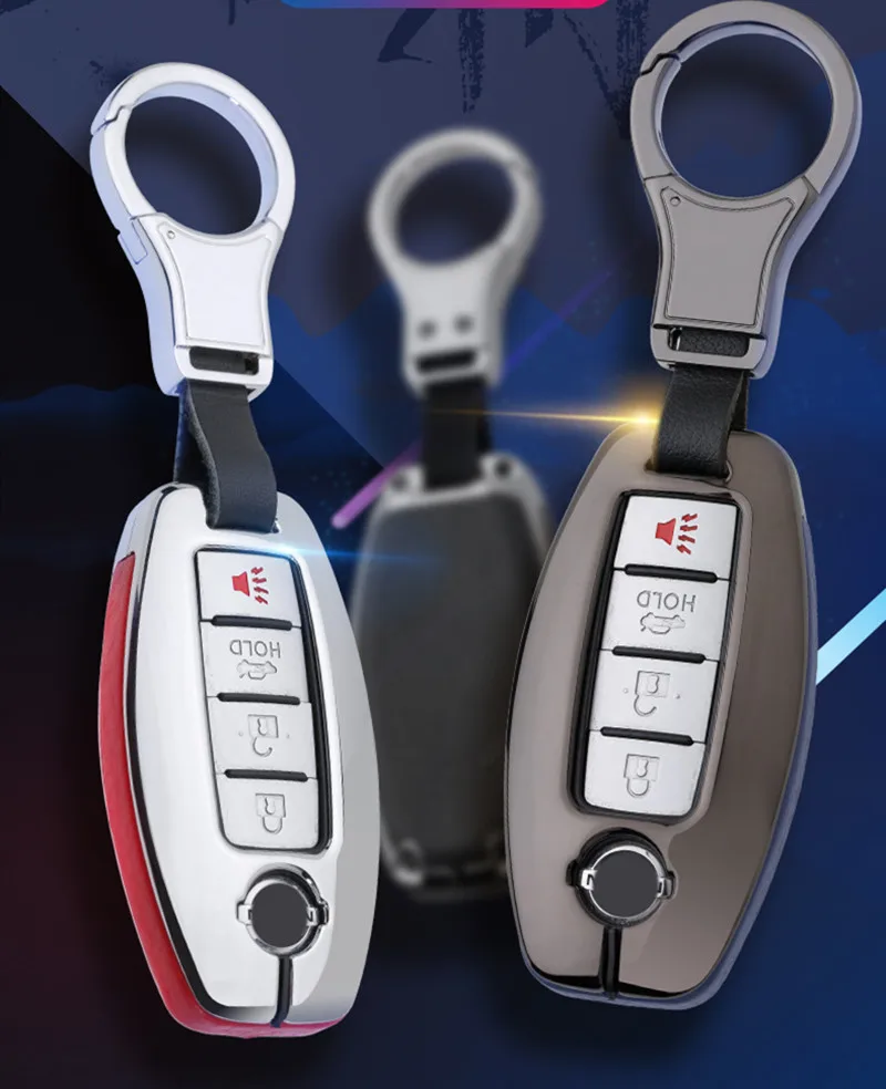 Силиконовый чехол для ключей из углеродного волокна Nissan Versa Altima Armada Maxima For Titan 370Z for