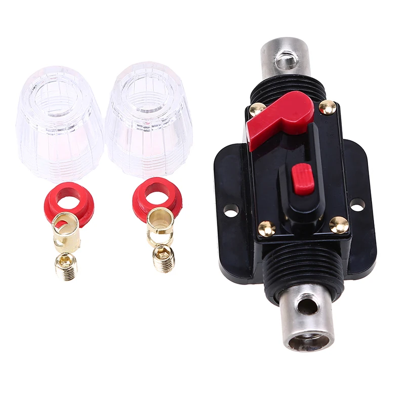 Держатель предохранителя posbay 20A/30A/40A/50A/60A/80A/100A/125A/150A AMP Car Audio Inline Circuit Breaker System Protection