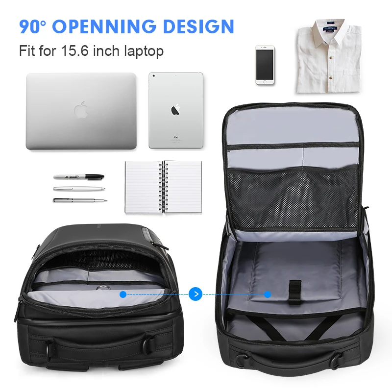 Mark Ryden 2021 New Anti-thief Fashion Men Backpack Multifunctional Waterproof 15.6 inch Laptop Bag Man USB Charging Travel Bag